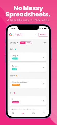 PrettySimple - Lead Tracker Screenshot 1 of 8