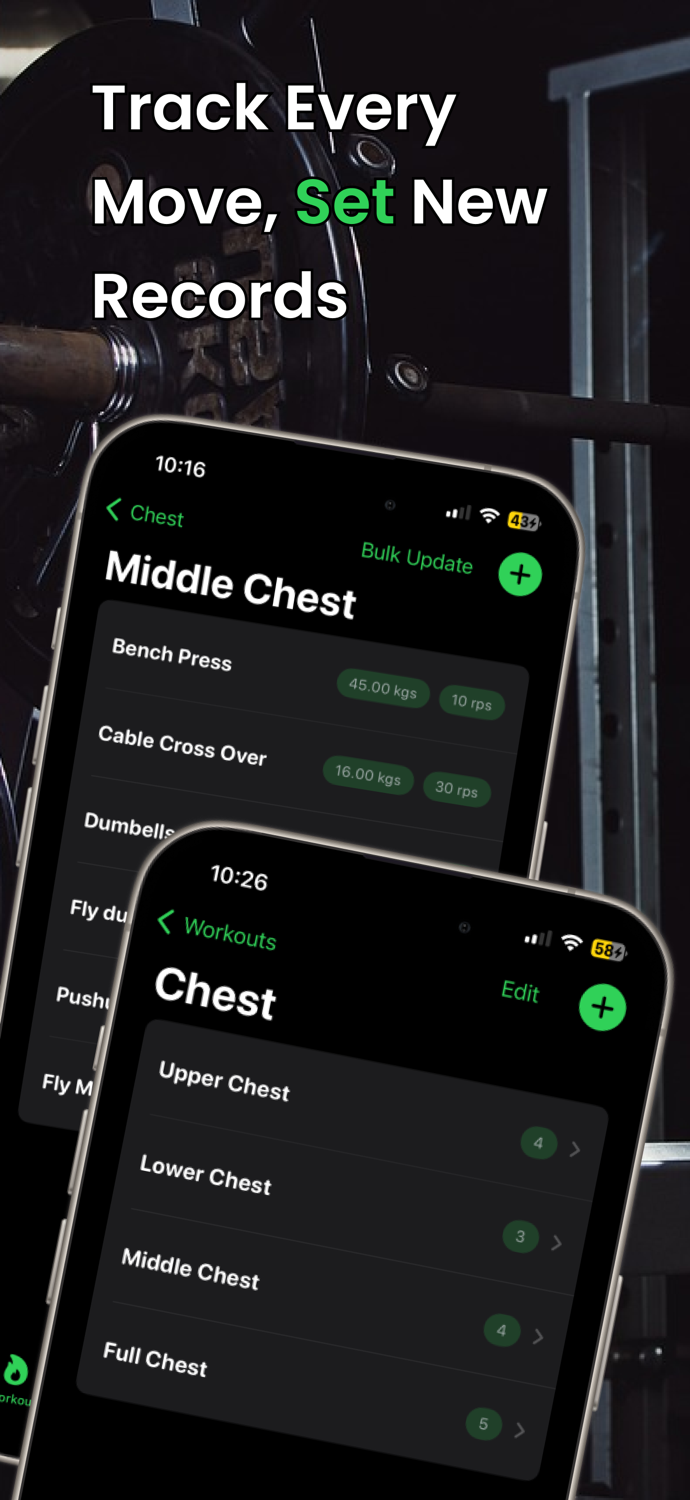 Gym Exercises Workout Planner