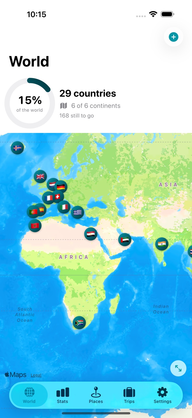 GlobeTally screenshot 1