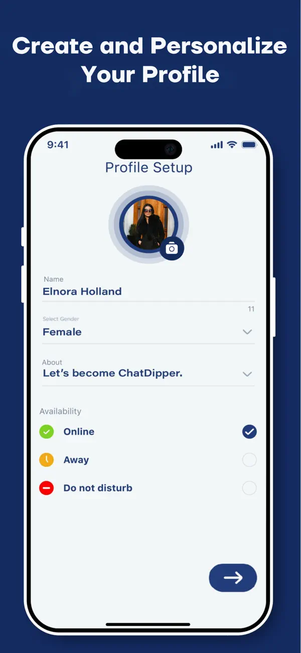 Screenshot #2 pour ChatDip Messenger