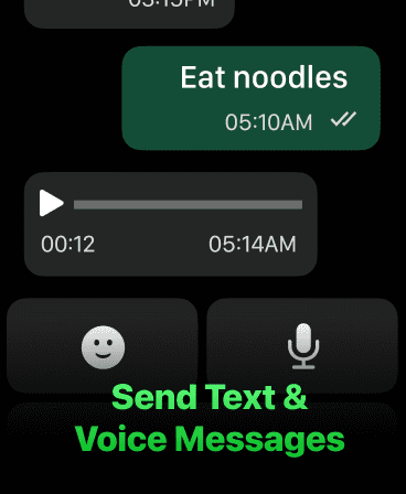 WatchsApp - Chat on Watch screenshot 8