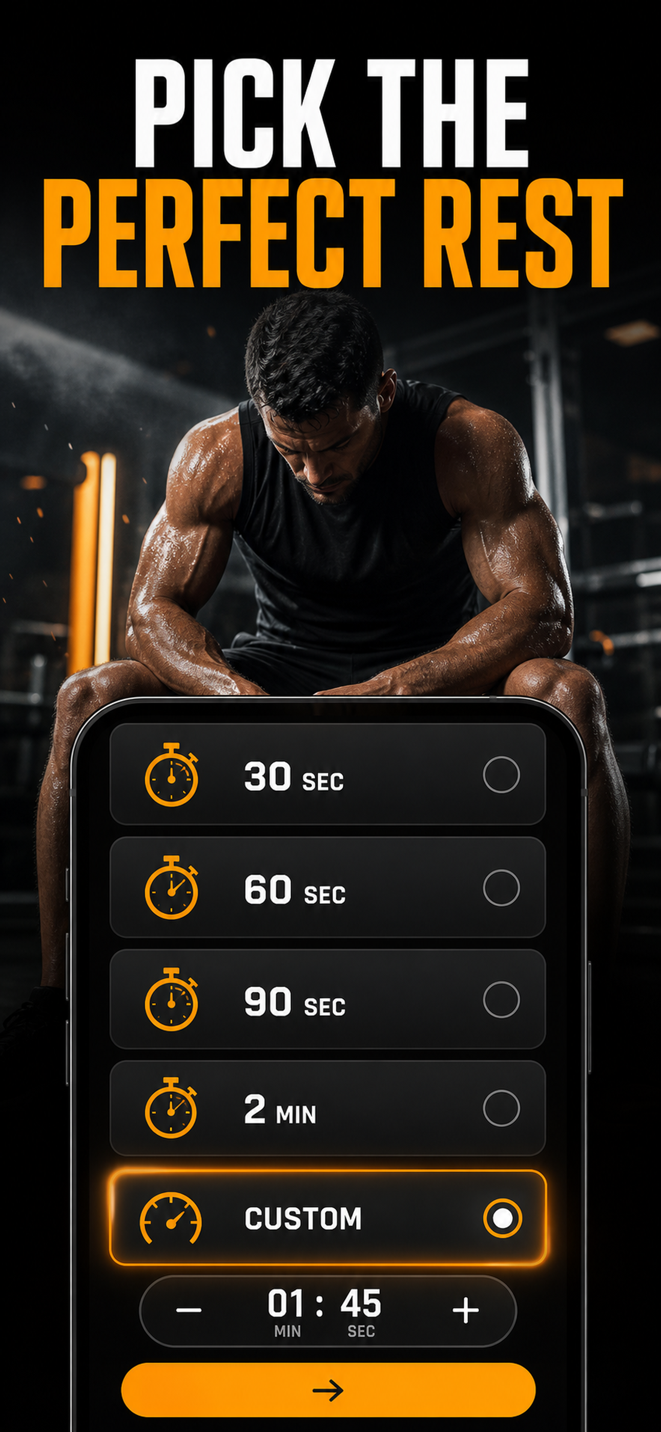 Set Rest Timer for Lifting screenshot 4