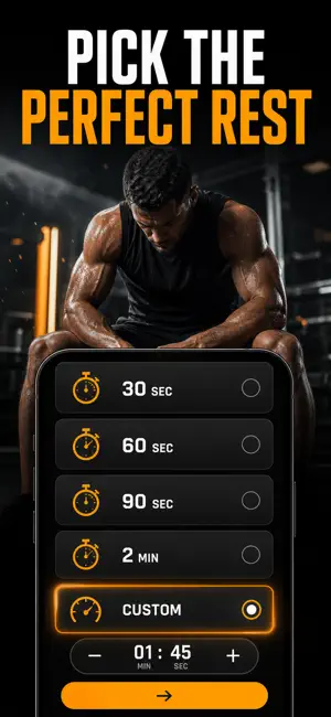 Rest Timer: Gym Workout Sets screenshot 4
