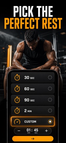 Rest Timer: Gym Workout Sets Screenshot 4 of 10