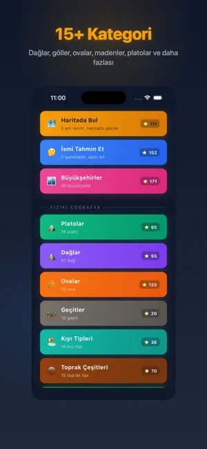 KPSS Haritası: Coğrafya Quiz screenshot 1