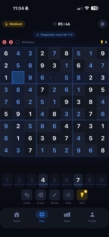 EGK Sudoku screenshot