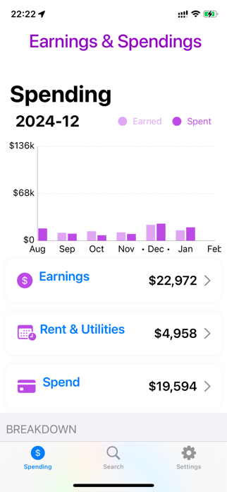Spend Tracker - Easy Expense Screenshot 3 of 5