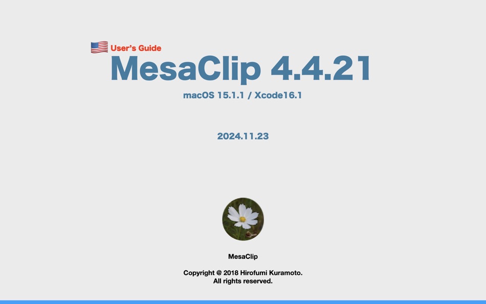#1. MesaClip (macOS) 由: Hirofumi Kuramoto