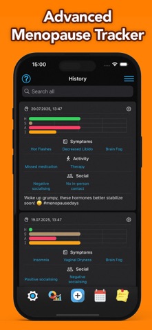 Menopause Symptoms Tracker screenshot