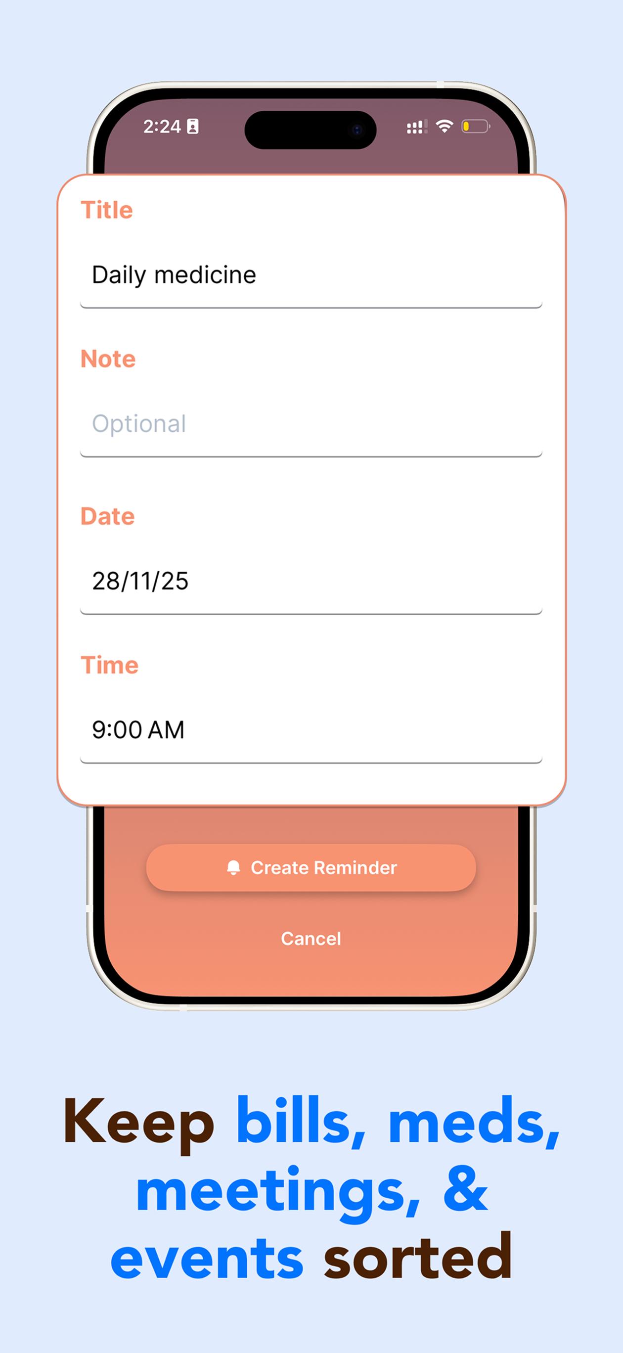 ToDo Notification Reminders