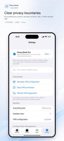 Proxy Quick: Proxy Profiles Screenshot 5 of 5