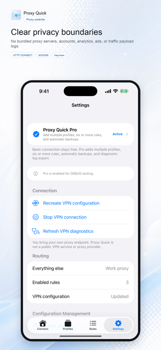 Proxy Quick: SOCKS5 VPN Screenshot 5 of 5