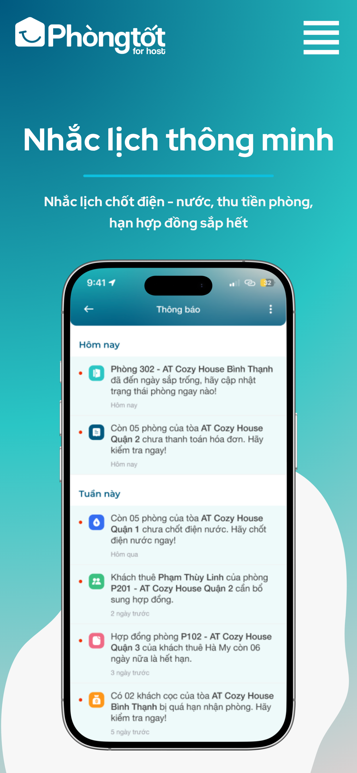 Phòngtốt for Host
