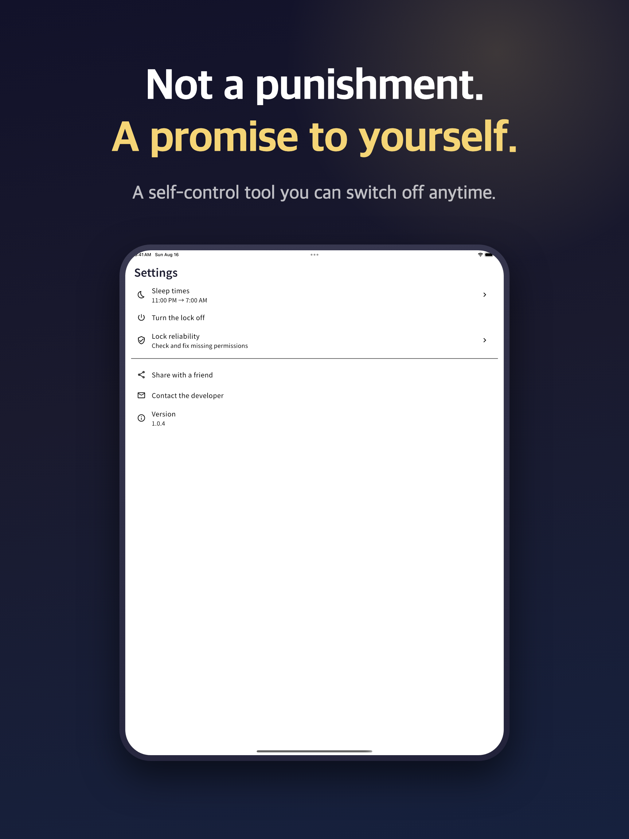 Sleep Focus: Bedtime App Lock screenshot 10