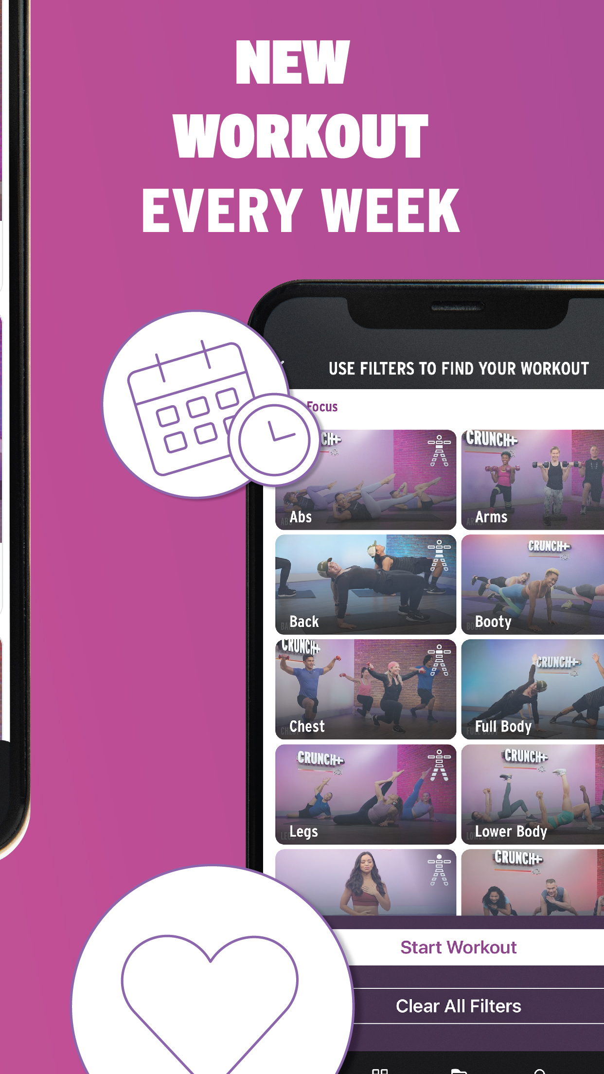 Crunch+ On-Demand Fitness