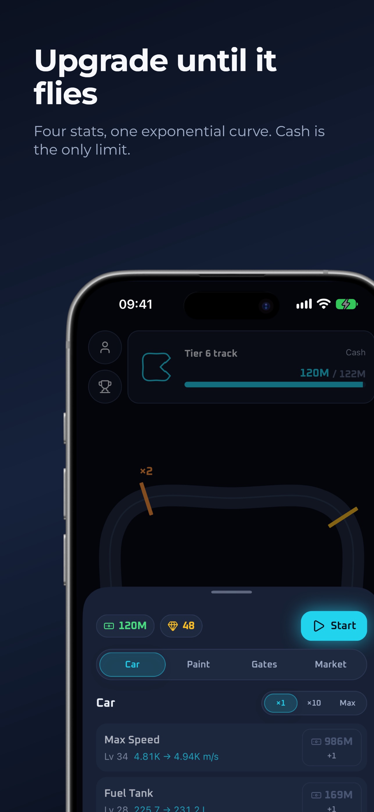 Screenshot 2 of Loop Racer: Idle Car Racing