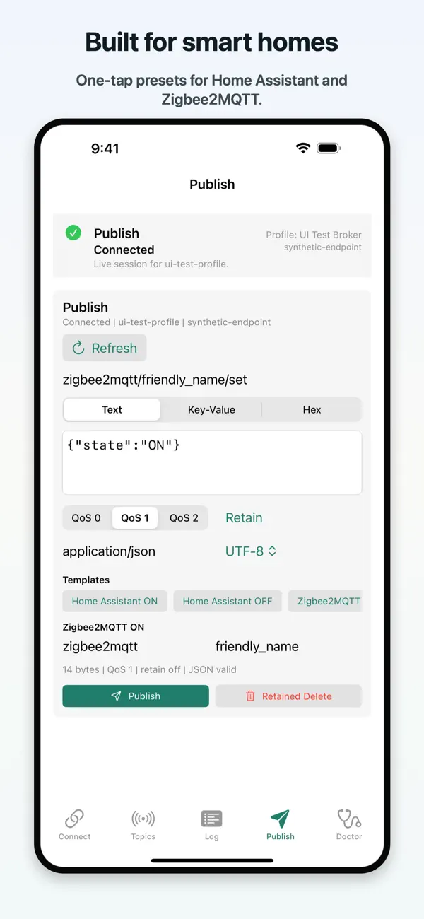 #5. MQTTCommander (iOS) Ved: Vladimir Chemeris