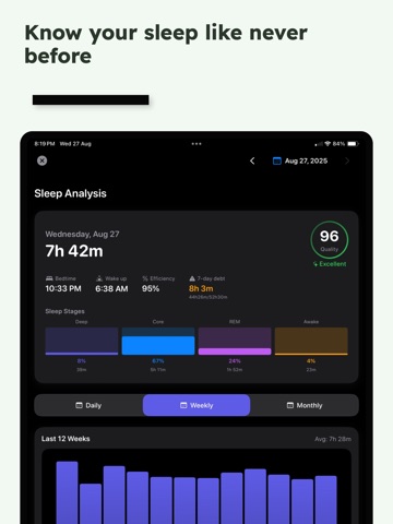 Health Tracker & Coach DailyAI iPad screenshot