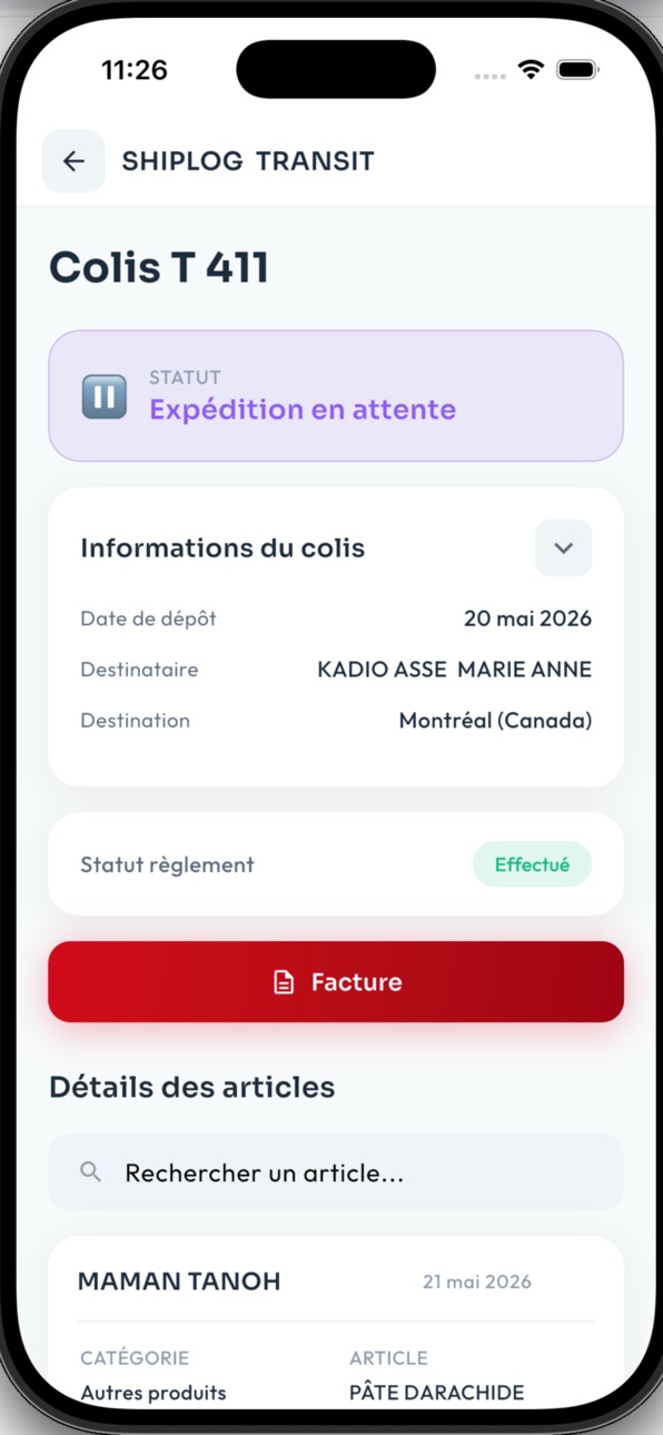 iPhone screenshot
