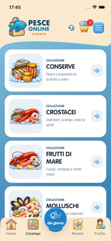 Pesce Online Genova iPhone screenshot 3