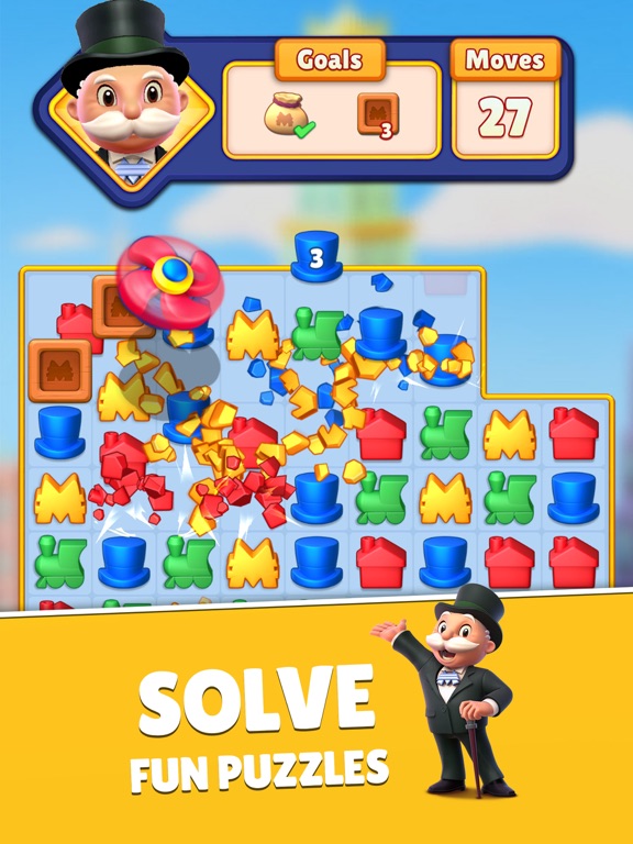 MONOPOLY Match iPad screenshot 3 - Games app