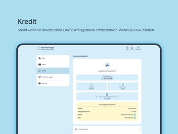 Bank Norwegian iPad screenshot 3