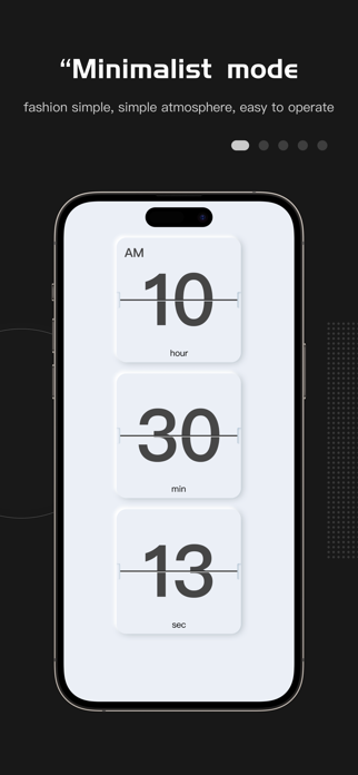 Flip Clock Digital Widgets Screenshot 2 of 5