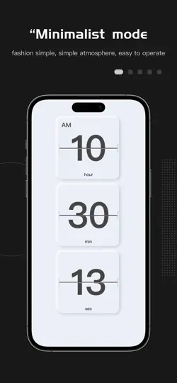 Zen Flip Clock iPhone Ekran Görüntüsü 2