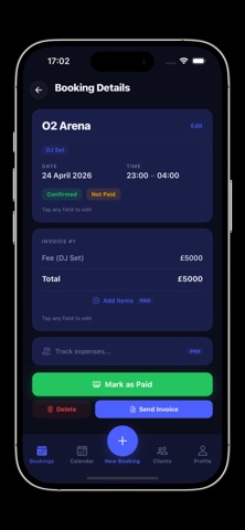 Invoba: Booking & Invoice Pro screenshot