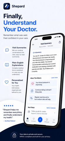 Shepard Health screenshot