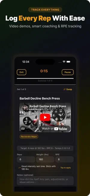 Yoked: AI Trainer screenshot 2