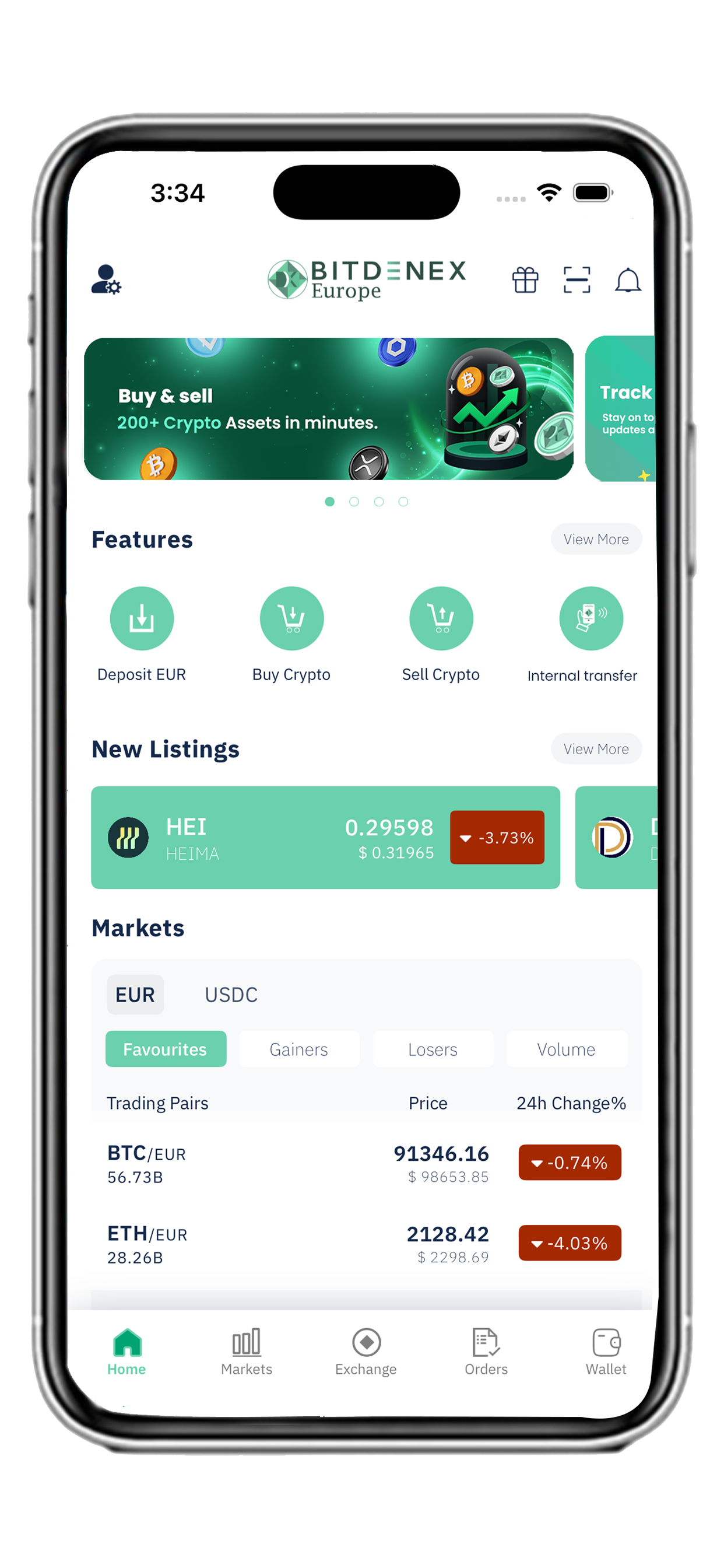 Bitdenex: Buy Bitcoin & Crypto