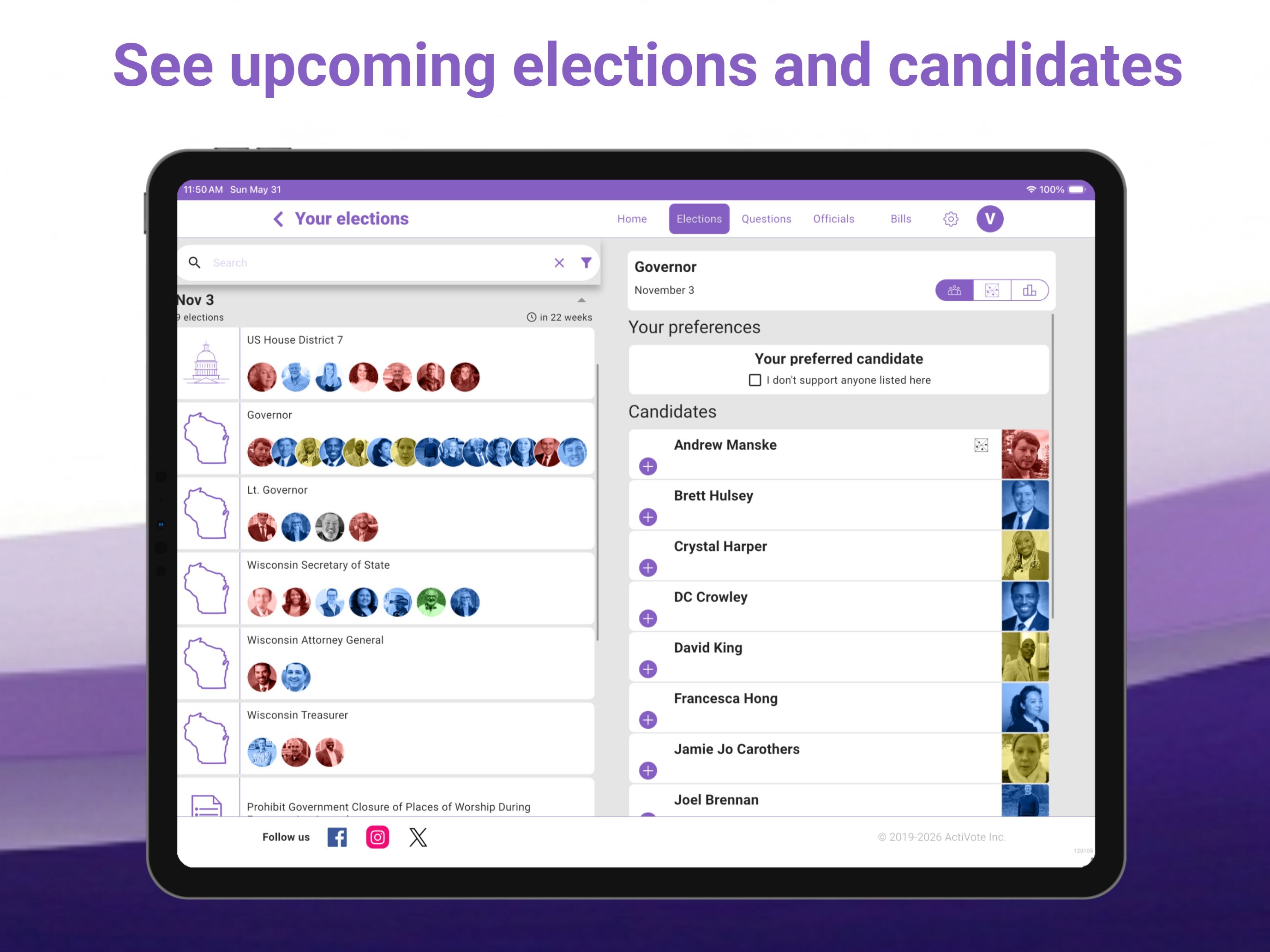 ActiVote: Vote in Elections screenshot 10