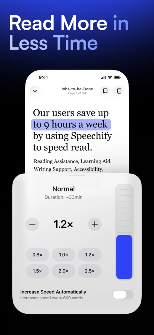 Speechify – Text to Speech PDF screenshot 4