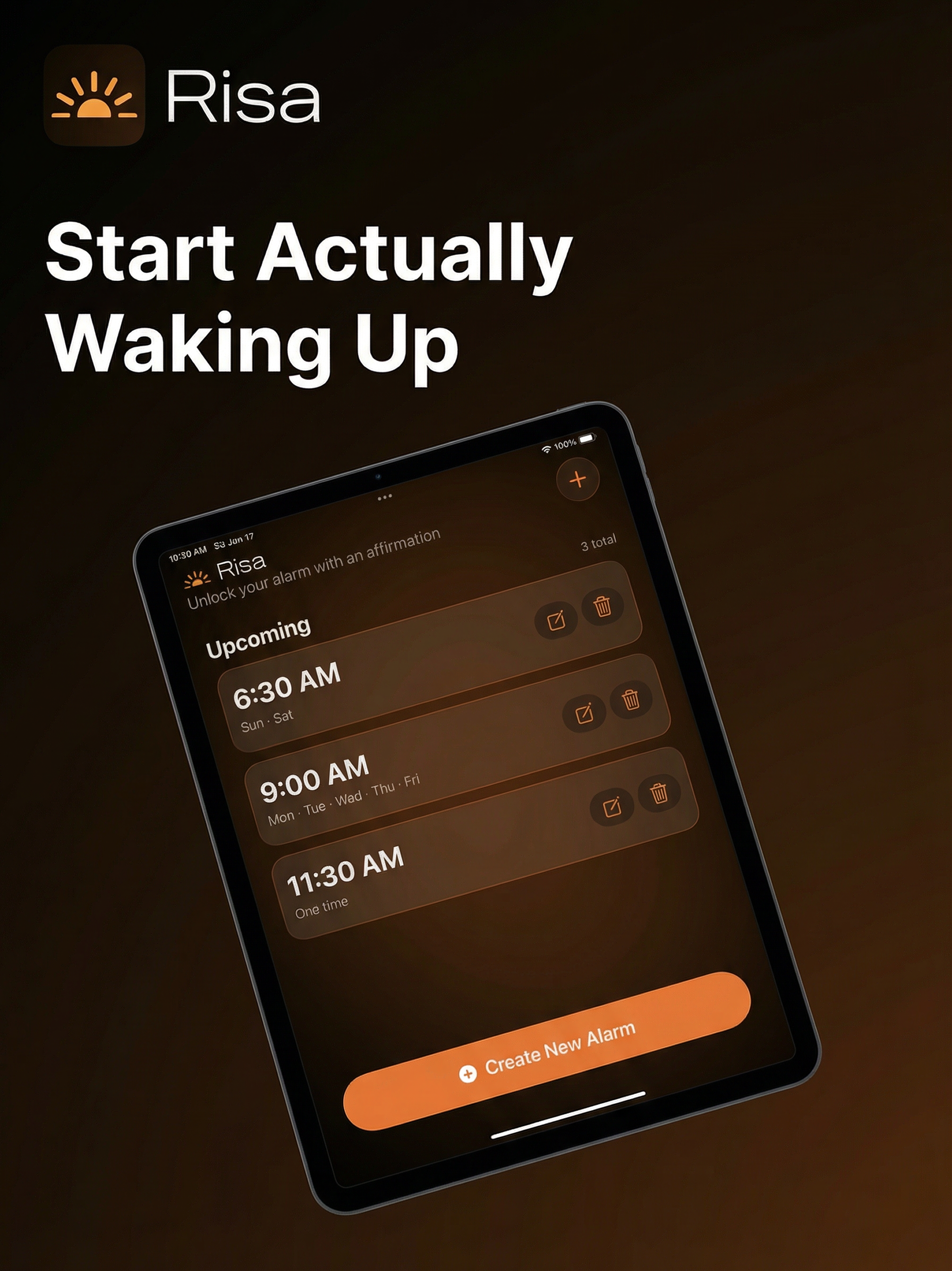 Risa Alarm - Actually Wake Up
