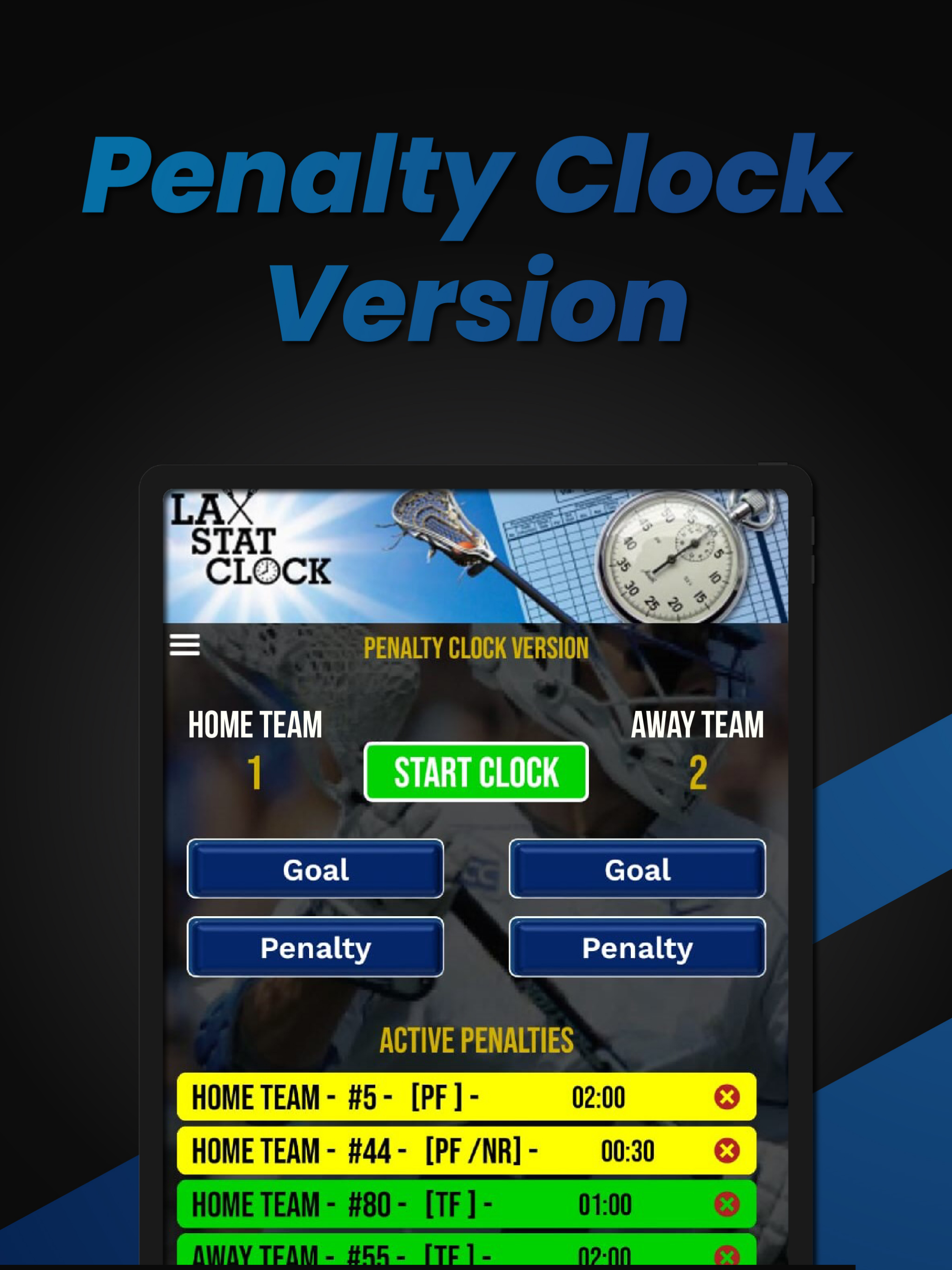 LaxStatClock