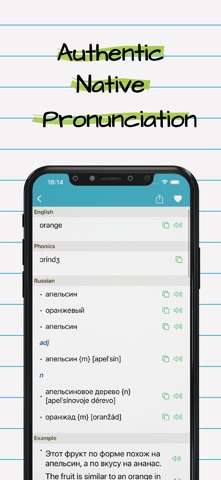 Russian English Dictionary + iPhone screenshot