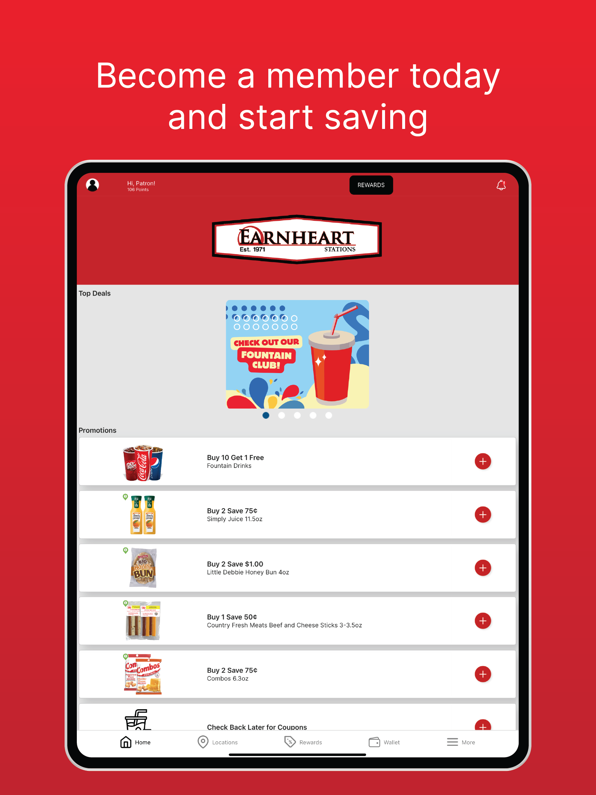 Earnheart Station Rewards