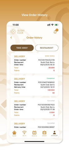 SUSHI CLUB screenshot