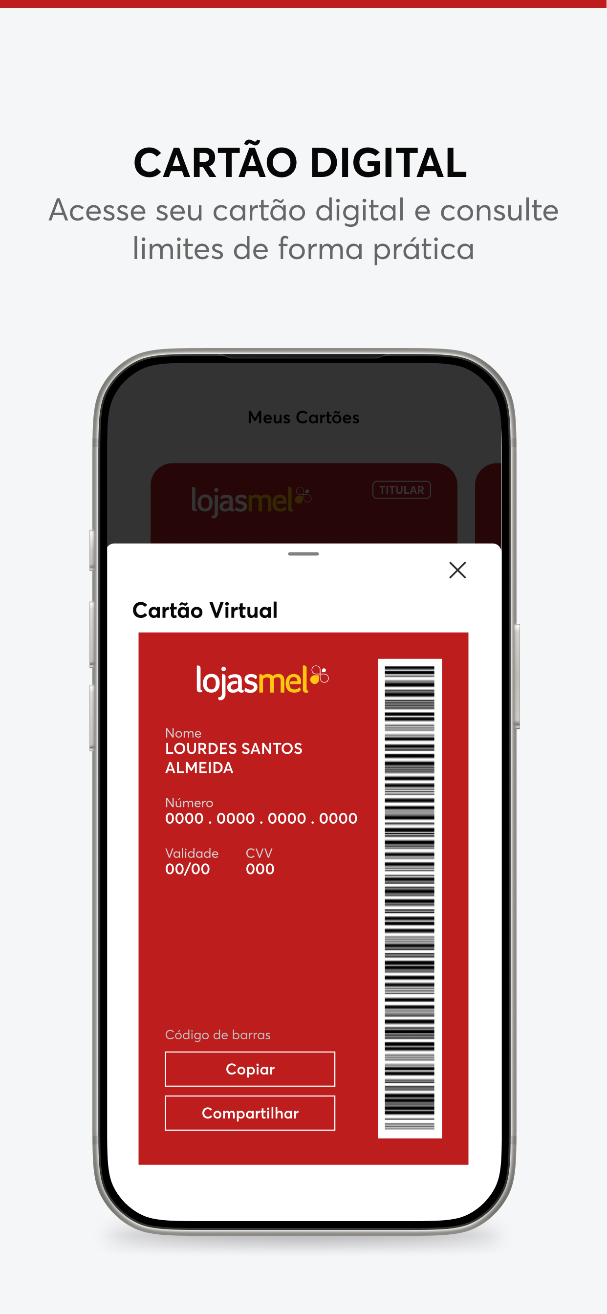 Cartão lojasmel