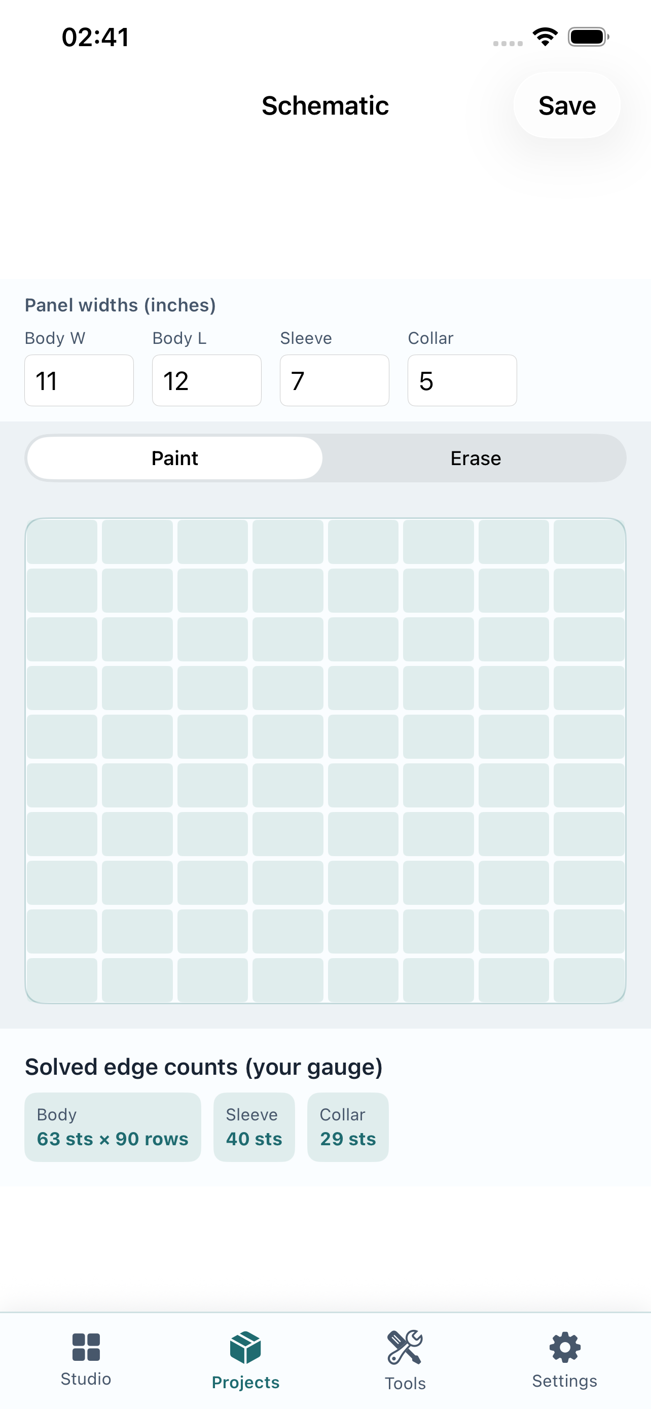 GaugeMath Knit Studio screenshot 4