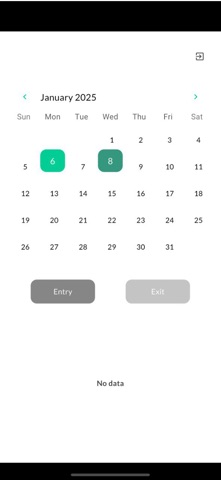 Zone Attendance Application iPhone screenshot