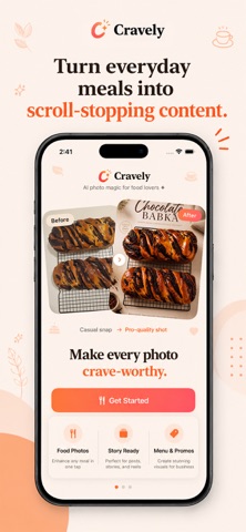 Cravely AI: Food Photo Editor screenshot
