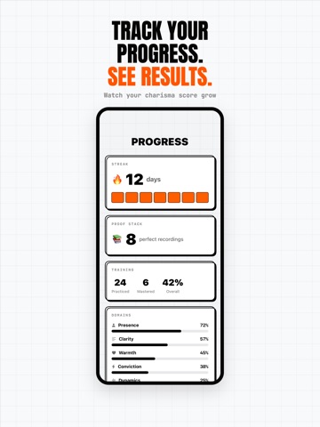 Charisma Lab: Speaking Coach iPad screenshot