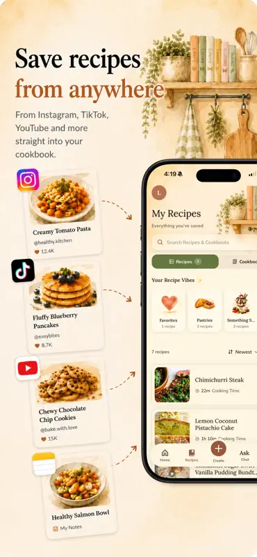 FOODIE: Recipe Journal & Vault screenshot 2 of 7