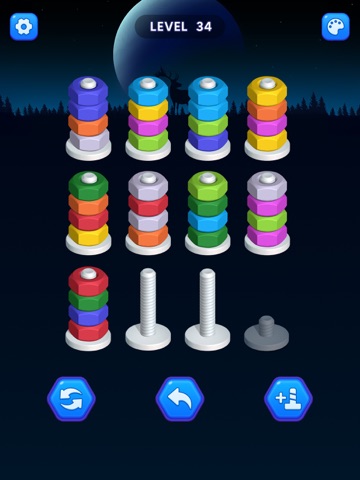 Nut Sort: Sorting Games iPad screenshot