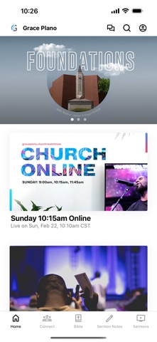 Grace Church Plano app screenshot