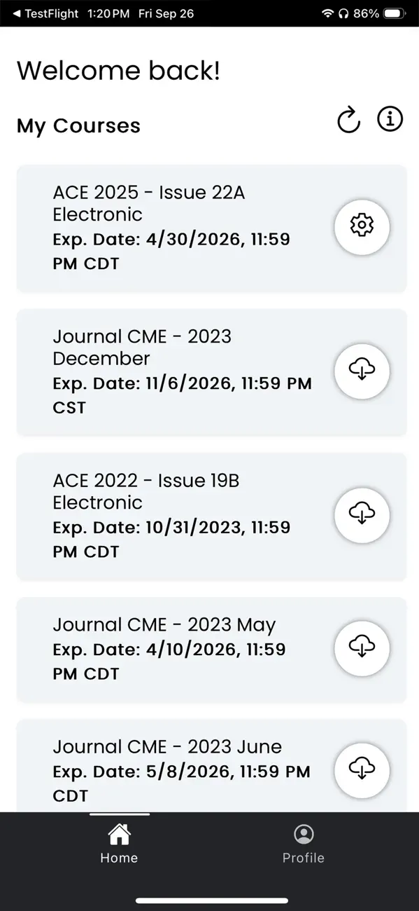 Screenshot #1 pour ASA My Learning
