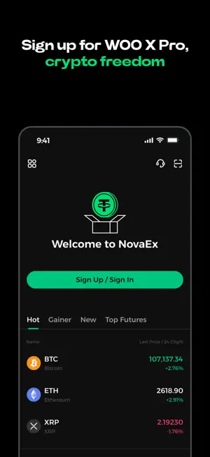 WOO X Pro: Buy & Sell Crypto screenshot 4