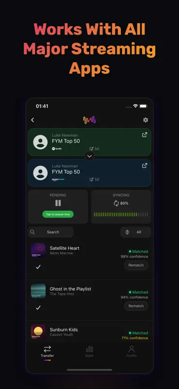 FreeYourMusic: Move Playlists screenshot 3 of 4